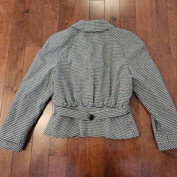 Valentino Miss V women's houndstooth vintage blazer in size 8 - Picture 2 of 8